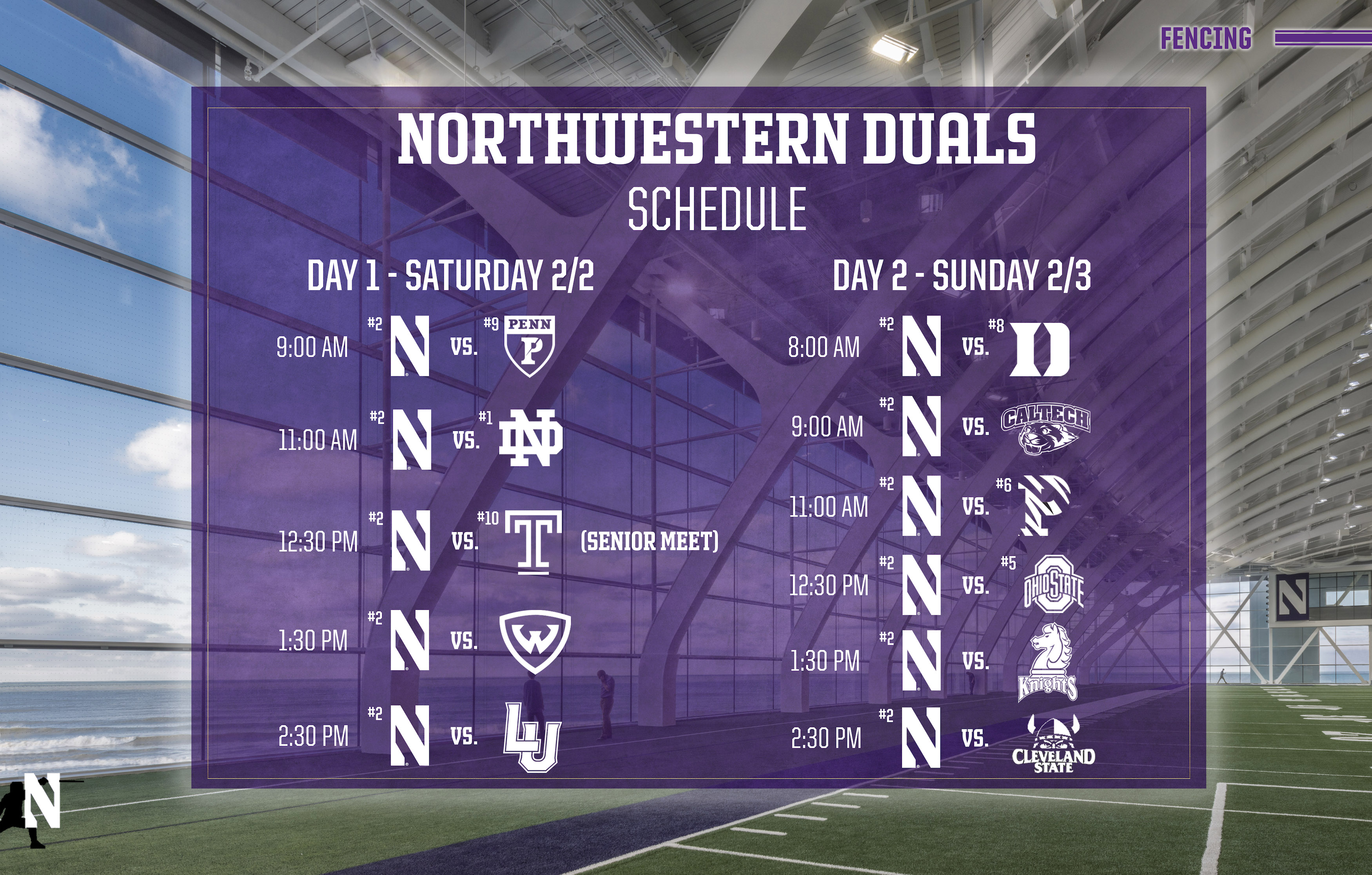 Northwestern University Ryan/Walter Athletics Center, Evanston, IL